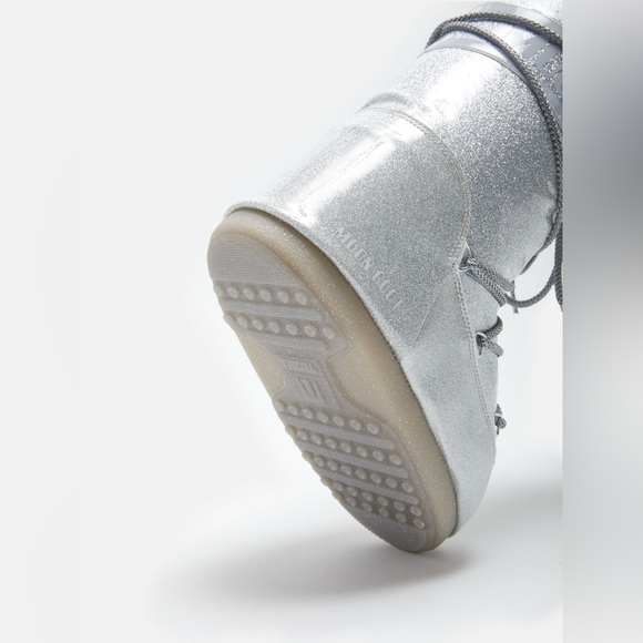 ICON SILVER GLITTER MOON BOOTS - Picture 3 of 5